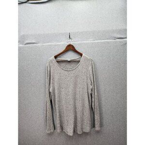 Old Navy Womens Heather Gray Long Sleeve Top XL